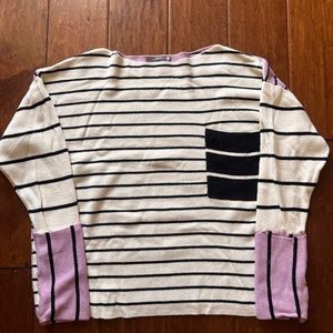 Anthropology stripes sweater